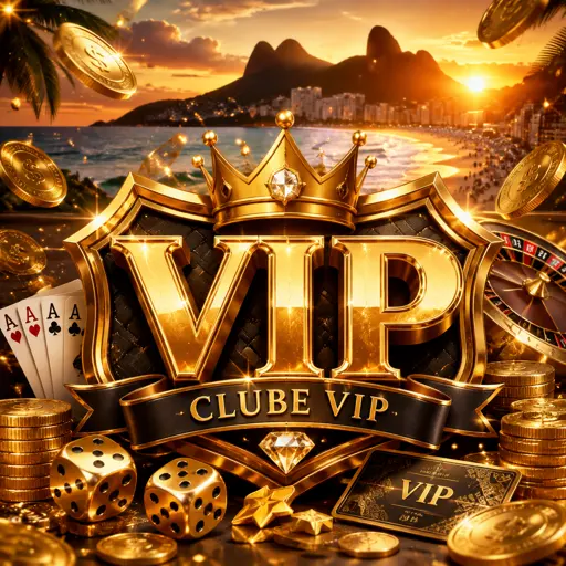 Escada de níveis VIP em tons dourados sobre fundo escuro