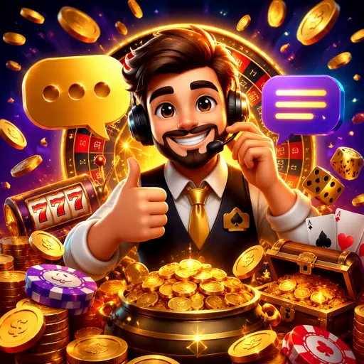 Atendimento personalizado por canal direto em tela escura de chat